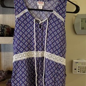 Mossimo Crochet Detail Tank/Small